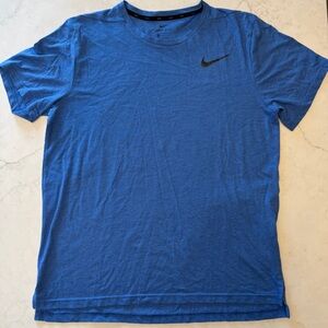Nike Men’s Dri-Fit Workout T-Shirt - Blue - Men’s Size L